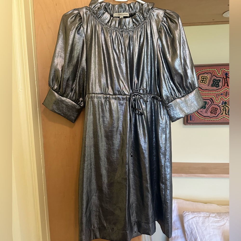 2000s / Y2K Silver Dress